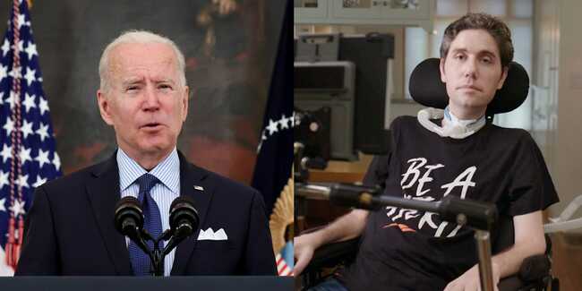 Biden's move to waive COVID-19 vaccine patents fulfills a 2020 campaign promise to Ady Barkan, a famed activist with the degenerative disease ALS