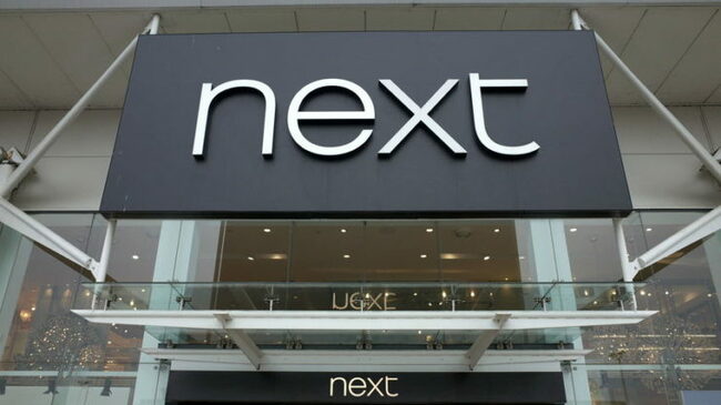 Next plc says its quarterly sales dipped much less than expected