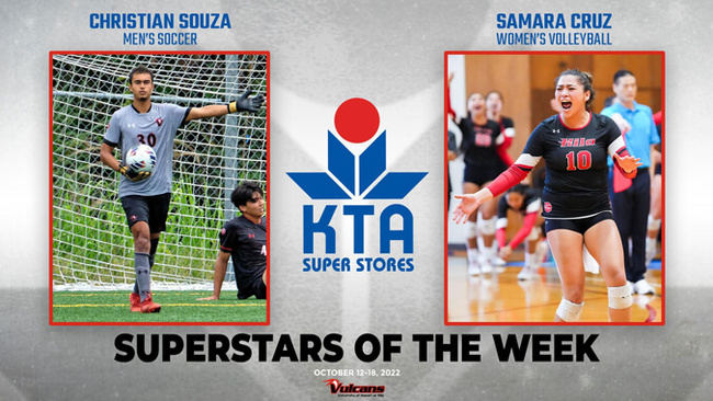 Cruz, Souza named KTA Superstars of the week