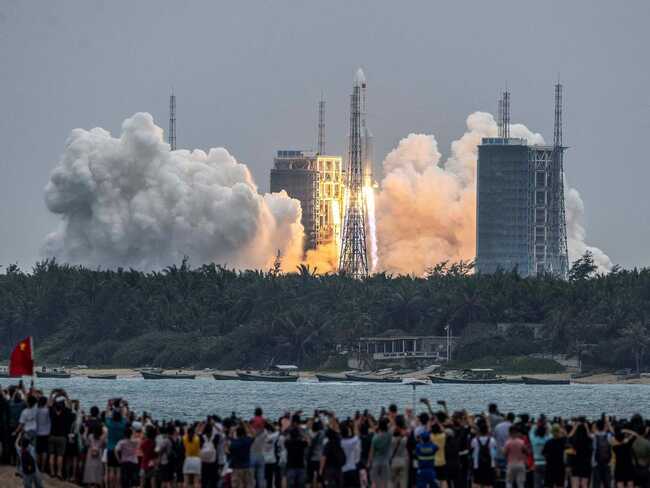 The US is tracking an uncontrolled Chinese rocket traveling at 18,000 miles an hour that is due to crash-land around May 8