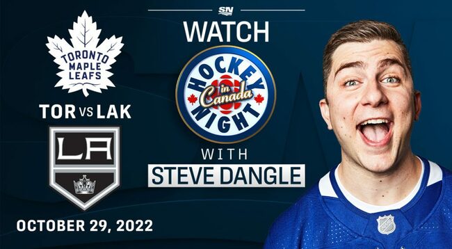 Watch Hockey Night in Canada with Steve Dangle: Maple Leafs vs. Kings