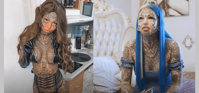 Woman Who Spent $120k Modifying Her Body Shares Photo Of Herself Before Transformation