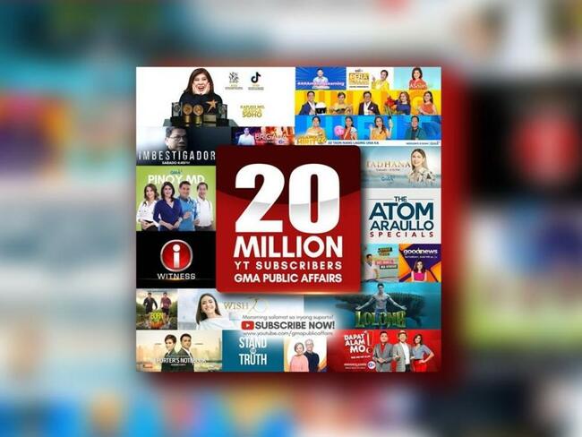 Home of the best: GMA Public Affairs earns multiple int'l wins, hits 20M YouTube subs