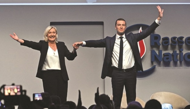 27-year-old MP succeeds Le Pen as party president
