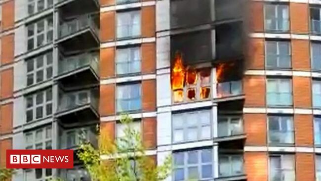 Fire breaks out in middle floors of Poplar tower block