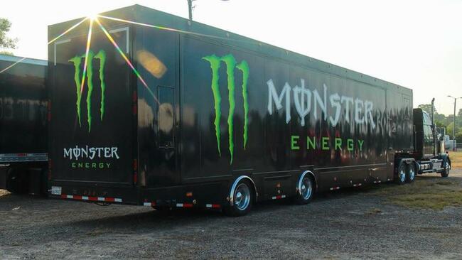 Monster Beverage Drops on Mixed Quarter