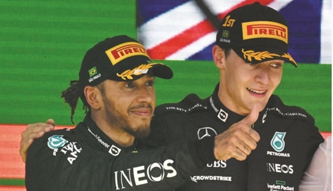 Emotional Russell pays tribute to family, team and Hamilton