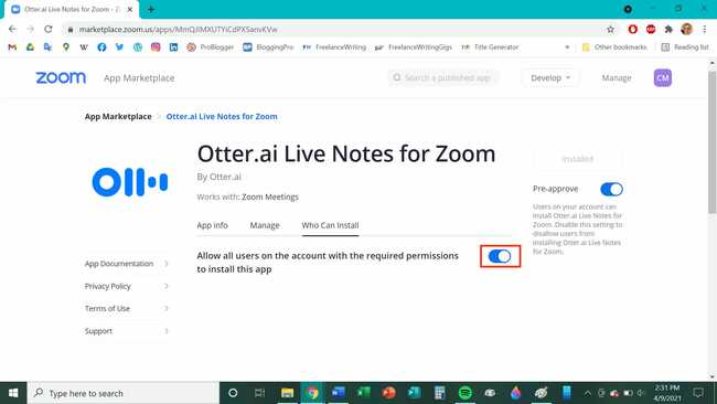 How to connect Zoom to Otter.ai to get a transcription of your video meeting's audio