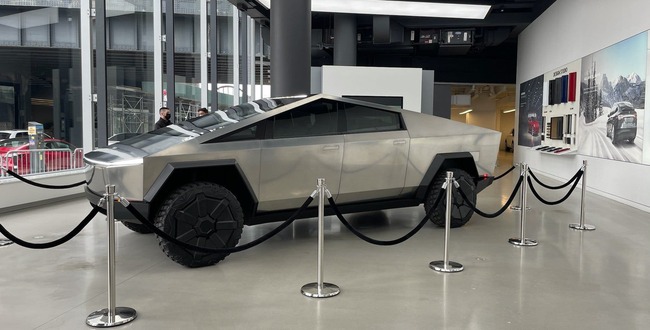 Tesla Cybertruck On Display In Manhattan