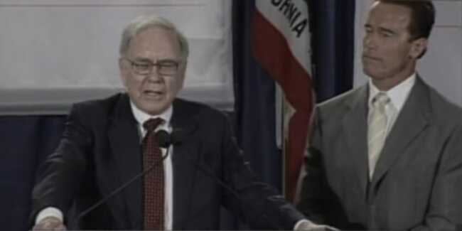 Arnold Schwarzenegger is avoiding bitcoin, dogecoin, and other crypto. Warren Buffett might be the reason why.