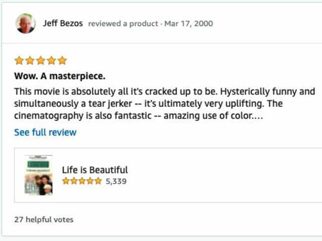 Before Jeff Bezos became the richest person on the planet, he used to write entertaining Amazon reviews. Read them here.