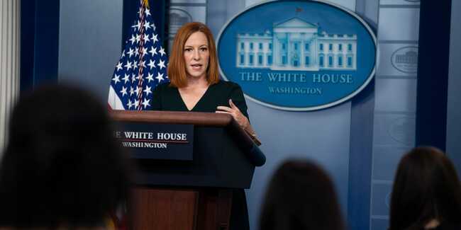 White House press secretary Jen Psaki says she advises Biden not to take spontaneous questions from reporters