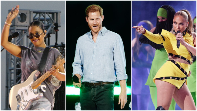 A 'Vax Live' Photo Gallery: Jennifer Lopez, Foo Fighters, J Balvin, H.E.R., Prince Harry, Chrissy Teigen and More