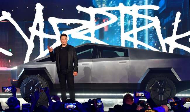 Tesla's Cybertruck causes stir in New York ahead of Elon Musk hosting SNL