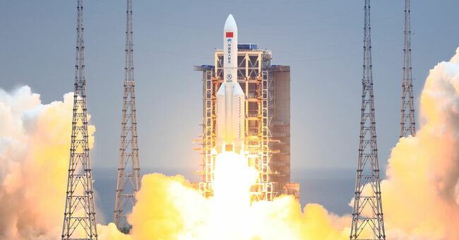 An out-of-control Chinese rocket has re-entered Earth's atmosphere