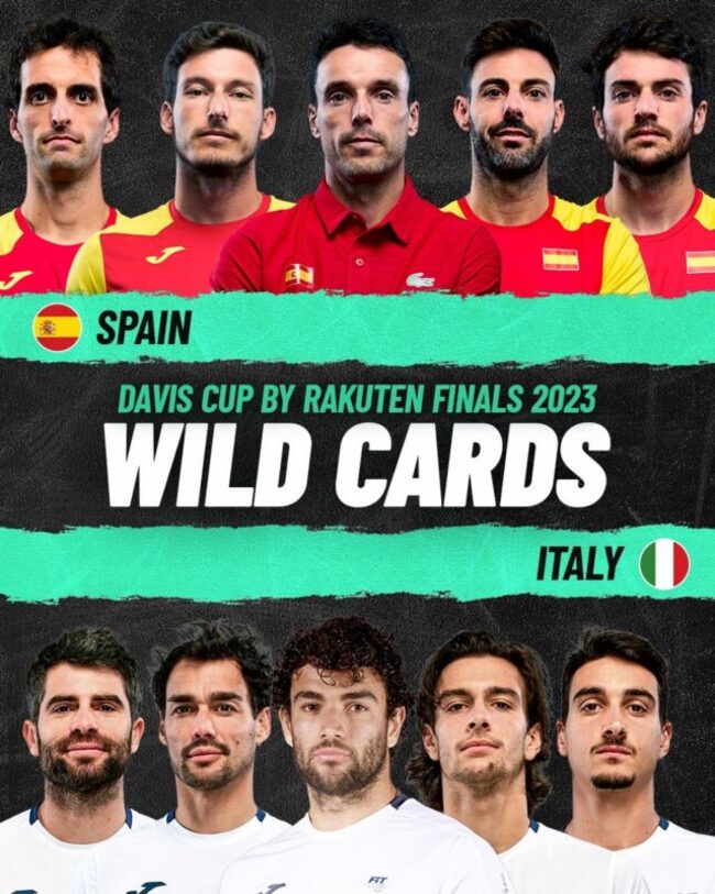 2023 Davis Cup Finals invites are sent to Spain and Italy – •