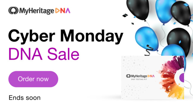 Cyber Monday Sale at MyHeritageDNA!