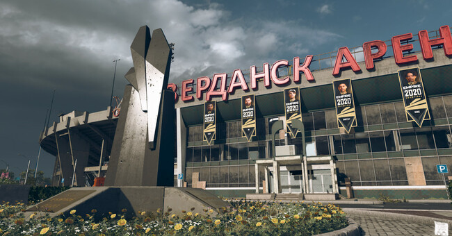 The Call of Duty League's champions are being honored at Verdansk Stadium in Warzone
