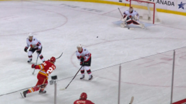 Three-point nights for Gaudreau, Tkachuk keeps Flames alive in playoff race