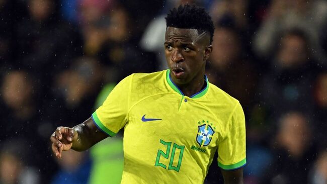 Brazil's Vinicius credits Ancelotti for World Cup success