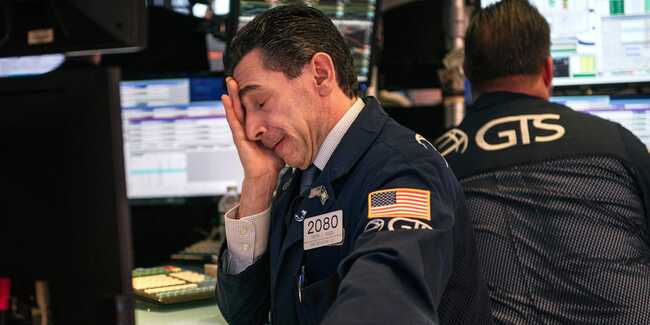 US stocks fall as rising inflation fears drive sharp tech selloff