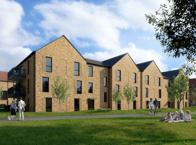 Two-bed apartment with parking space for sale in Wintringham, St Neots