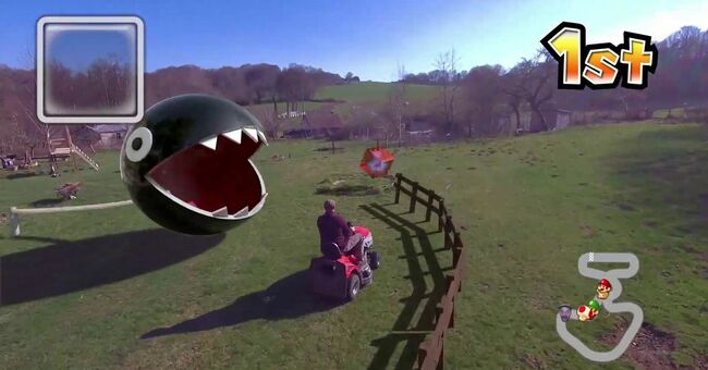 Real-life Mario Kart looks amazing from the perspective of a self-flying Skydio drone