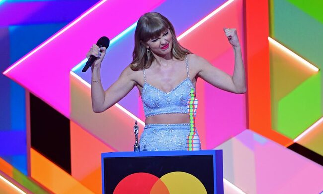 Inside the Brits: Taylor Swift, Dua Lipa, Little Mix and Harry Styles Mix and Mingle in U.K. Awards Show's Hug-Free Comeback