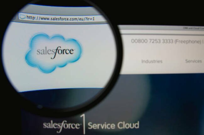 Salesforce fell over so hard today, it took out its own server status page