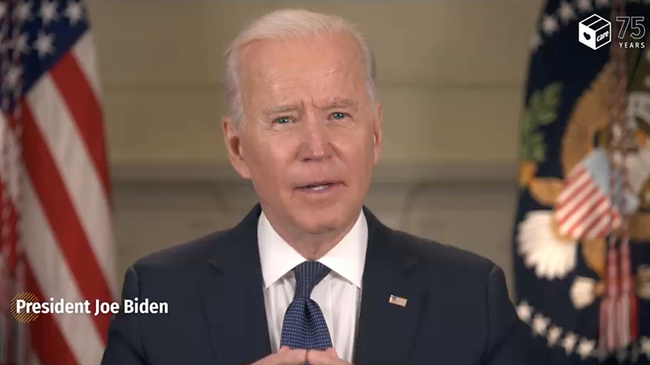 Joe Biden, Amanda Gorman and Whoopi Goldberg Celebrate CARE's 75th Anniversary at Virtual Special