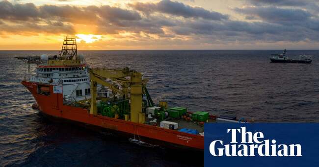 UK's deep-sea mining permits could be unlawful - Greenpeace