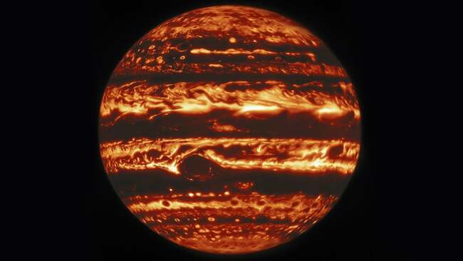 Nasa releases astounding images of Jupiter - and finds a mystery in its Giant Red Spot