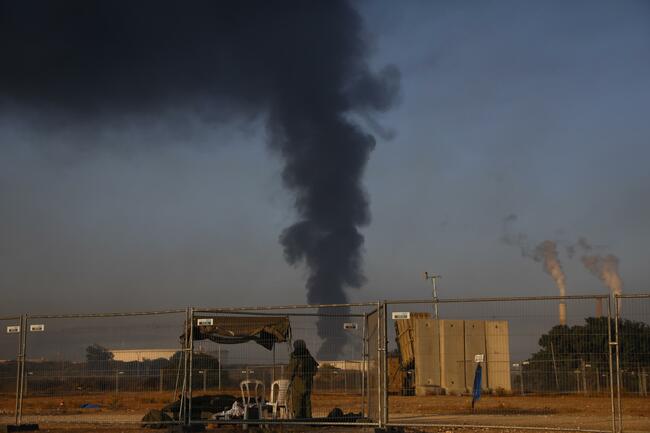 The Latest: Israeli firefighters say huge blaze almost out