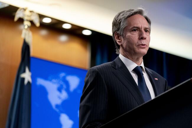 Blinken stresses US resolve in call with Russian diplomat