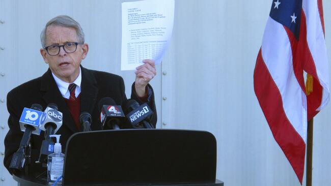 Ohio governor to make 4th primetime coronavirus speech