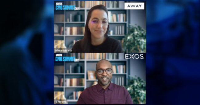 The CMOs of Away and Exos Deliberate on Their Changing Roles