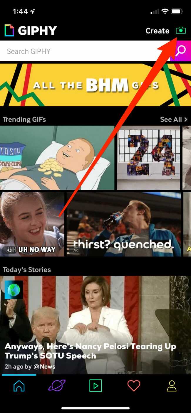 How to make a GIF on your iPhone, using a Live Photo or GIPHY