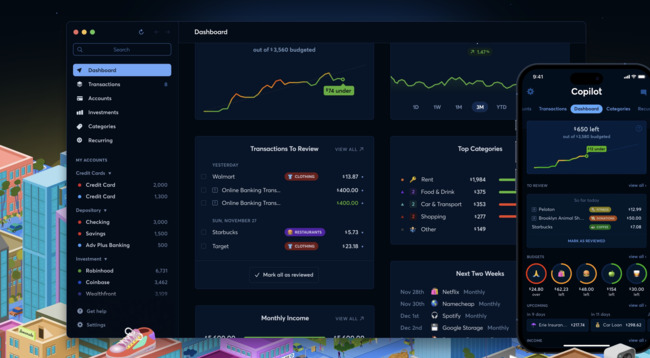 Money Management App Copilot is Now Available on the Mac