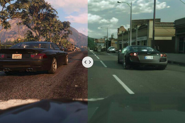 Intel is using machine learning to make GTA V look incredibly, unsettlingly realistic
