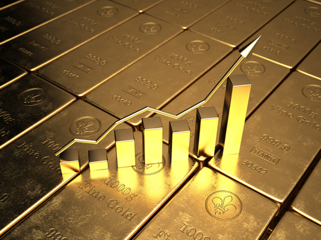 Gold rises on hopes of rates staying low, firm treasury yields cap gains
