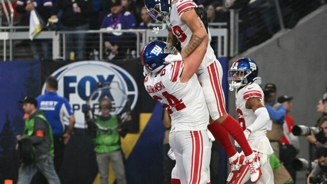 New York Giants vs Minnesota Vikings live online: Hodgins TD, Wild Card stats, scores and highlights