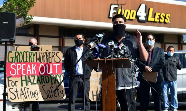 Cities Can Use Their Federal Stimulus To Cover Up To $25,000 In Hazard Pay For Grocery Employees And Other Essential Workers
