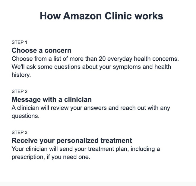 'Amazon Clinic' is Here