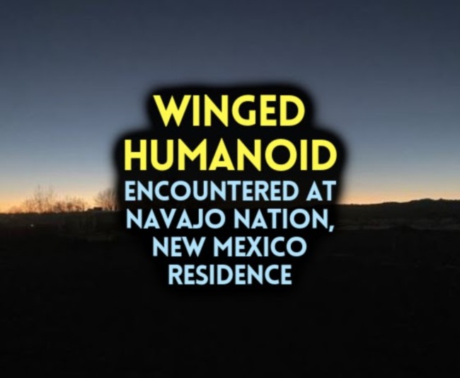 WINGED HUMANOID Encountered at Navajo Nation, NM Residence
