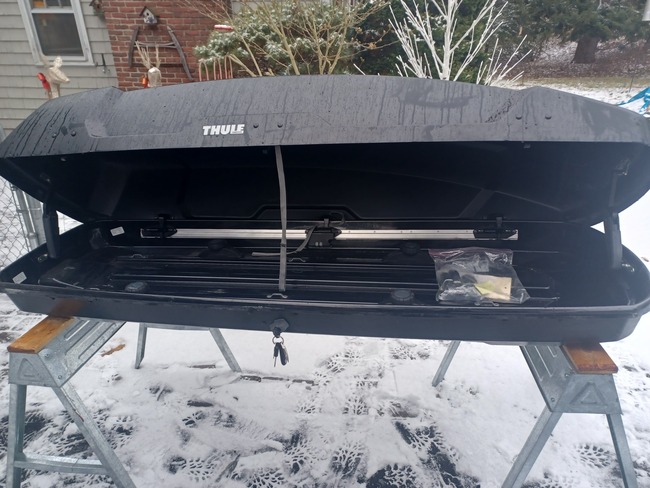 Thule roof top carrier $550.00 508 651 8220 (Wayland)