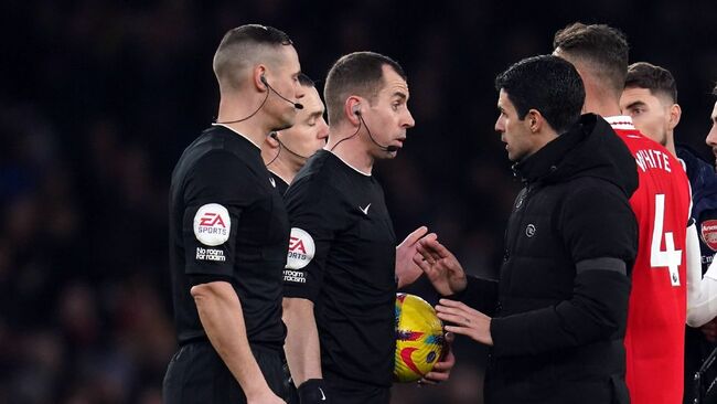 Mikel Arteta accuses refs of 'changing the rules' in Arsenal draw