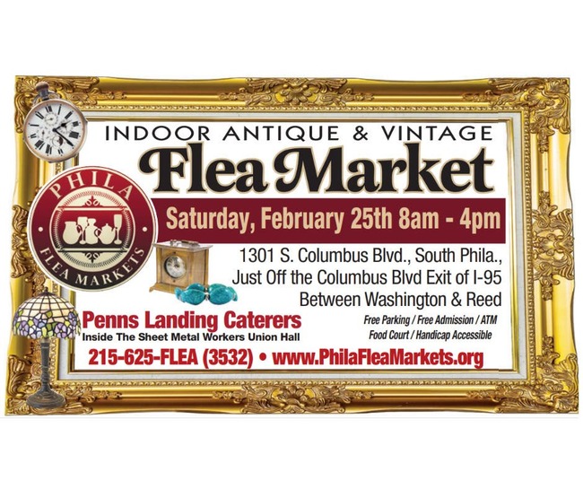 Indoor / Outdoor Vintage Flea Market at Penns Landing Caterers