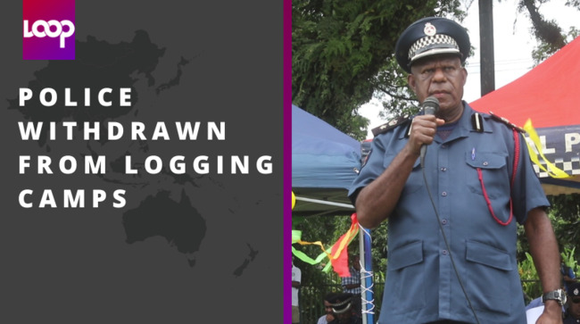 Police withdrawn from logging camps