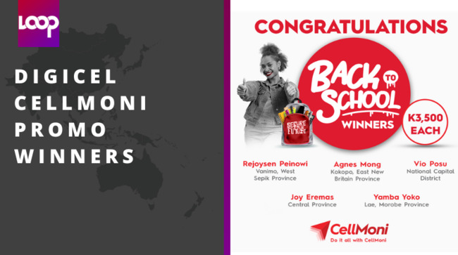 Digicel CellMoni promo winners announced