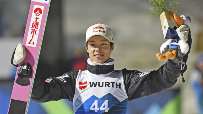 Ski jumping: Olympic champ Ryoyu Kobayashi finishes 2nd to Zajc at worlds